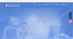 Desktop Screenshot of family-dental-centre.com